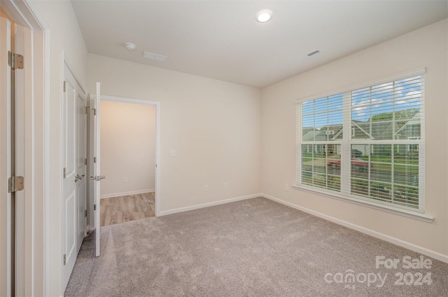 Secondary bedroom at front of home.