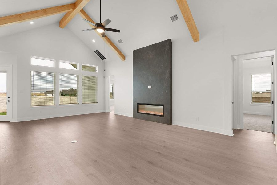 Spacious, unfurnished interior of a new home in The Grove at Blackhawk, Pflugerville (Image 20).