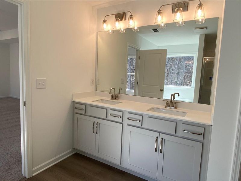 Furnished interior view inside a new home in Creekside, Dawsonville (Image 7).