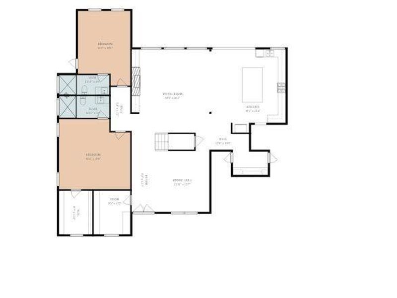 2D floor plan layout of this home in , Sugar Hill, GA (Image 5).