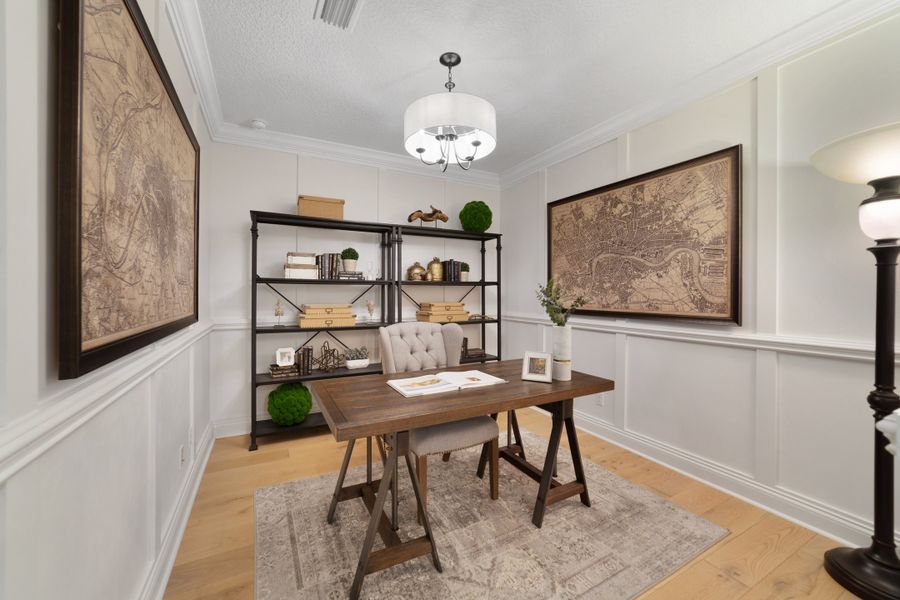 Furnished interior view inside a new home in Gatherings® of Lake Nona, Orlando (Image 10).