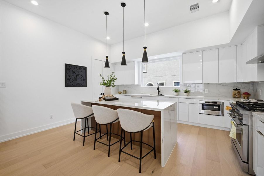 Furnished interior view inside a new home in , Houston (Image 34).