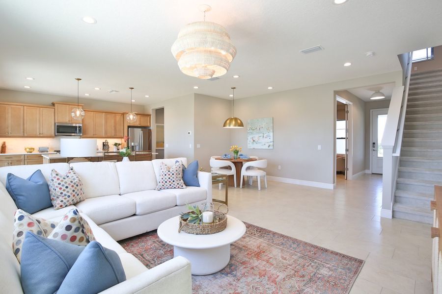 Representative furnished interior of a home built from the Honor by Neal Communities in Palm Grove, Bradenton (Image 8).