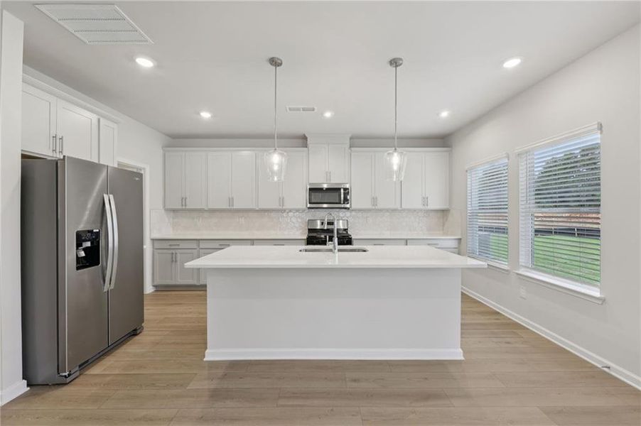 Furnished interior view inside a new home in Westmont Preserve, Powder Springs (Image 18).