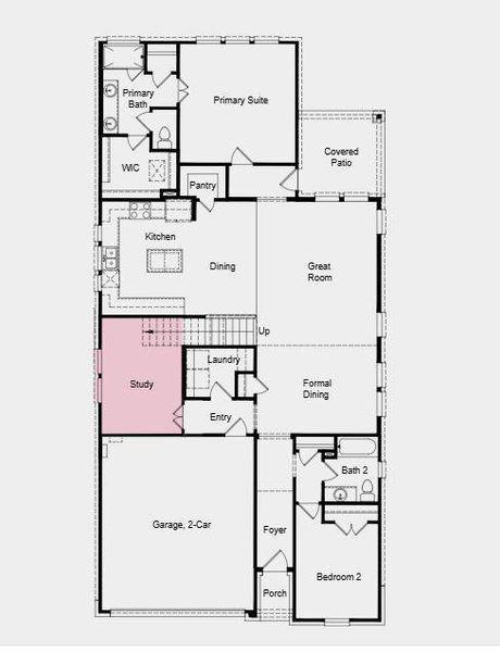 Structural Options Added Include: Study and Covered Outdoor Living