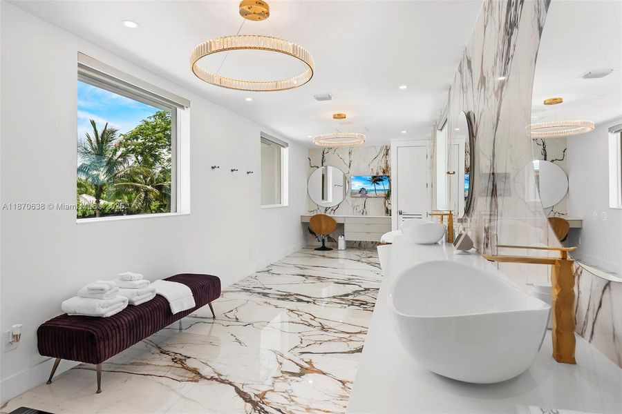 Furnished interior view inside a new home in , Palmetto Bay (Image 9).