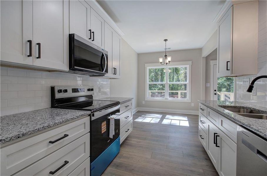 Furnished interior view inside a new home in , Cartersville (Image 10).