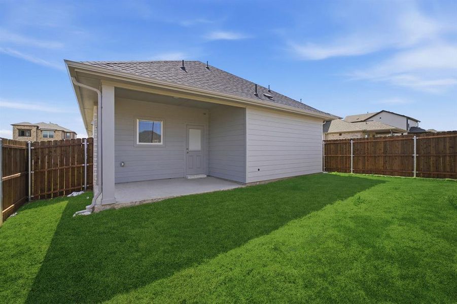 Exterior details and patio area of a home in Westridge, McKinney (Image 2).