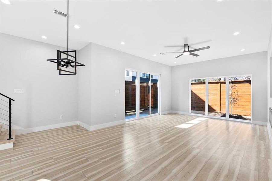 View of dining Area and Living area.