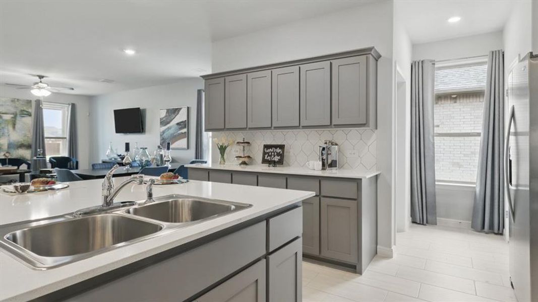 Furnished interior view inside a new home in Terra Trace, Fort Worth (Image 13).