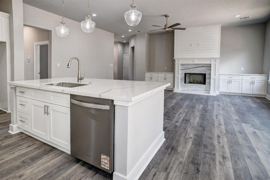Furnished interior view inside a new home in , Bastrop (Image 11).