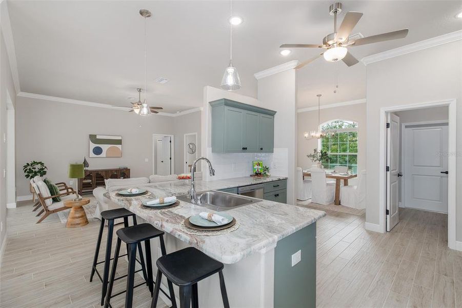 Furnished interior view inside a new home in , Homosassa (Image 49).