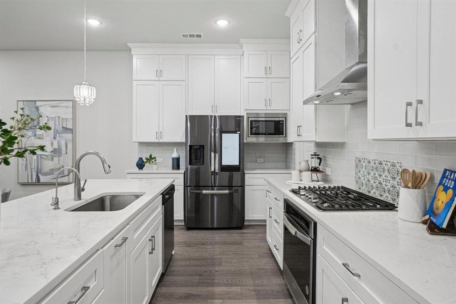Furnished interior view inside a new home in , Plano (Image 8). Furnished interior view inside a new home in , Plano (Image 8).