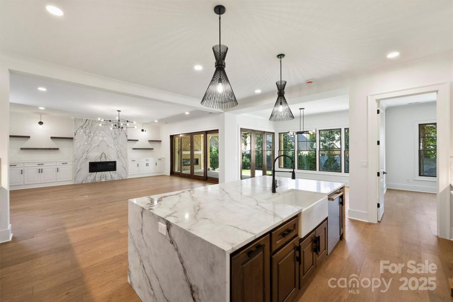 Furnished interior view inside a new home in , Charlotte (Image 12).