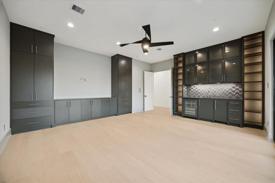 2nd Floor Media Room with Bar