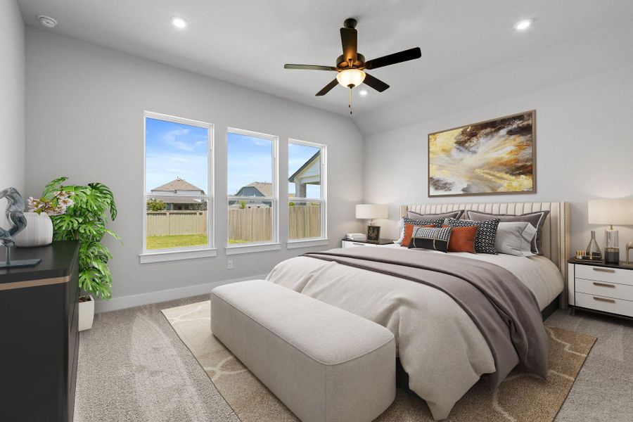 Primary Bedroom - Virtually Staged Primary Bedroom - Virtually Staged