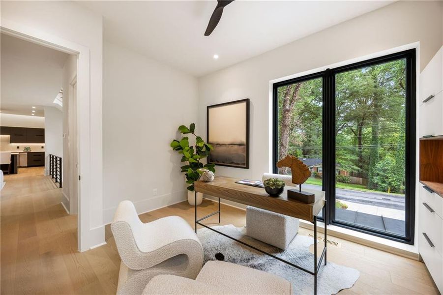 Furnished interior view inside a new home in , Atlanta (Image 52).