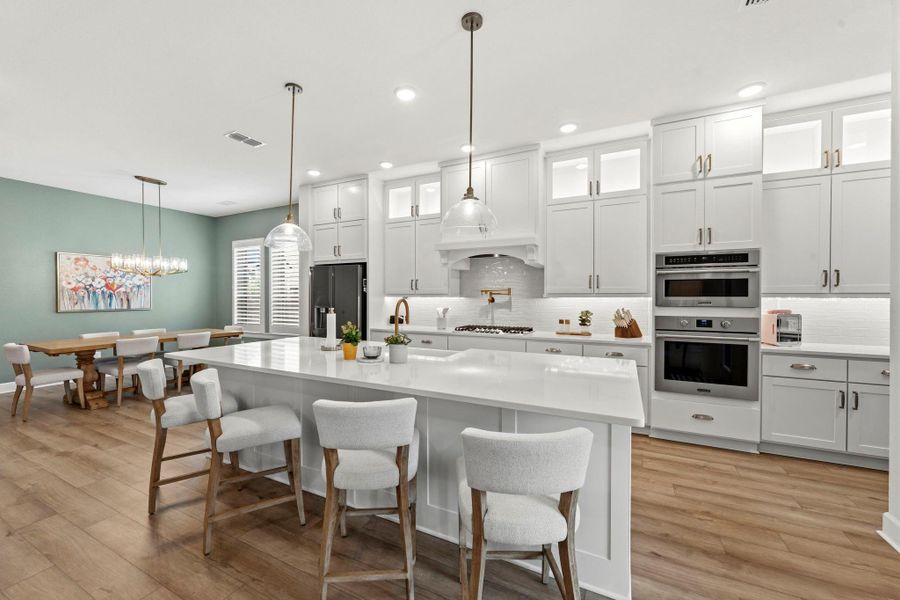 Furnished interior view inside a new home in , Conroe (Image 8).