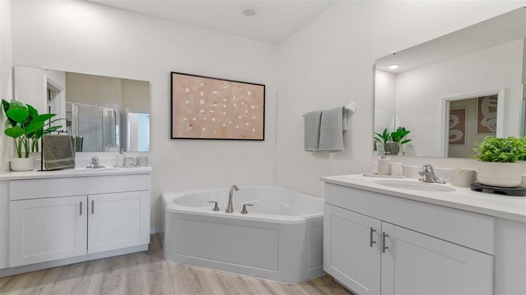 Furnished interior view inside a new home in Archers Mill, Ormond Beach (Image 7).