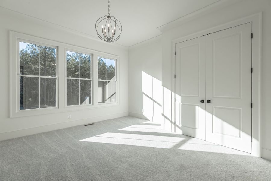 Representative unfurnished interior of a home built from the Summerbrook by Riverstone Construction, LLC in River Gorge Ranch, River Gorge Ranch (Image 39).