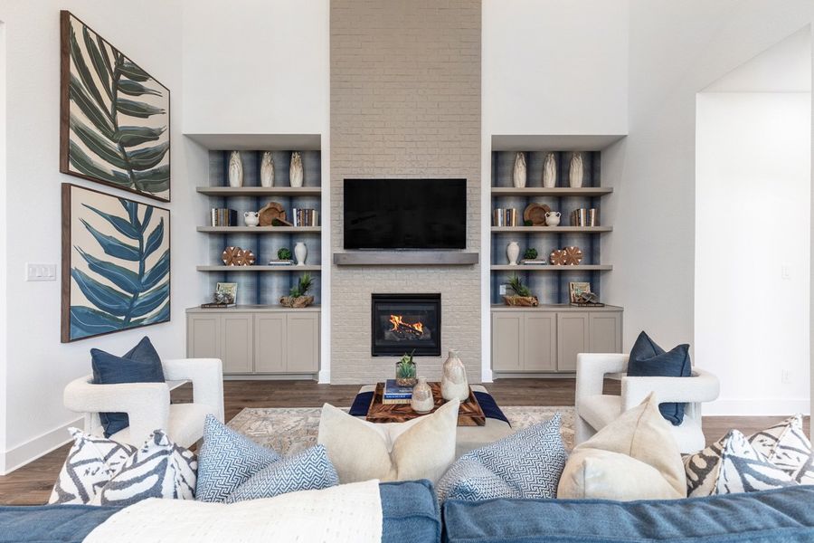Representative Family Room - some options shown Representative Family Room - some options shown