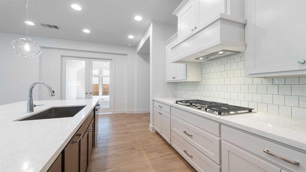 Furnished interior view inside a new home in The Heights At Uptown Celina 50', Celina (Image 5). Furnished interior view inside a new home in The Heights At Uptown Celina 50', Celina (Image 5).