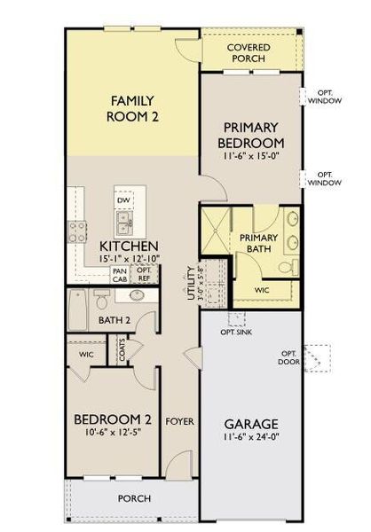 2D floor plan layout of this home in , Summerville, SC (Image 4).