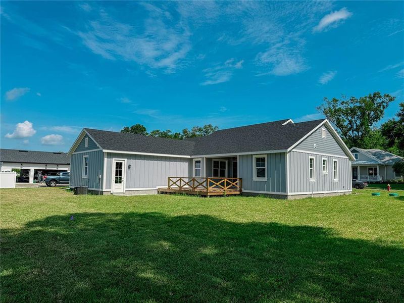 Front exterior of a new home in , Lake Helen, FL, highlighting curb appeal (Image 35). Front exterior of a new home in , Lake Helen, FL, highlighting curb appeal (Image 35).