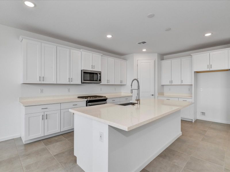 Kitchen in the Onyx floorplan