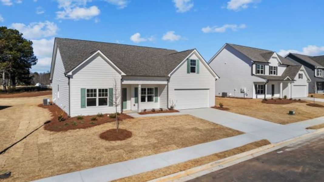 Representative exterior photo of a completed home built from the Lexington by Piedmont Residential in Hampton Ridge, Jefferson, GA (Image 17).