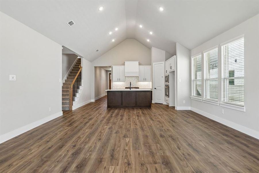 Furnished interior view inside a new home in Painted Tree Woodland West, McKinney (Image 10).