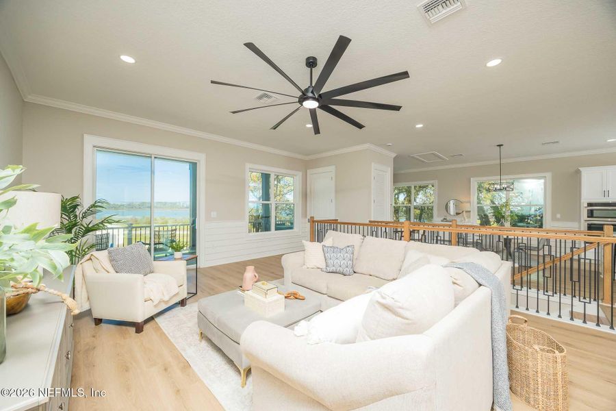 Furnished interior view inside a new home in , St. Augustine (Image 69).