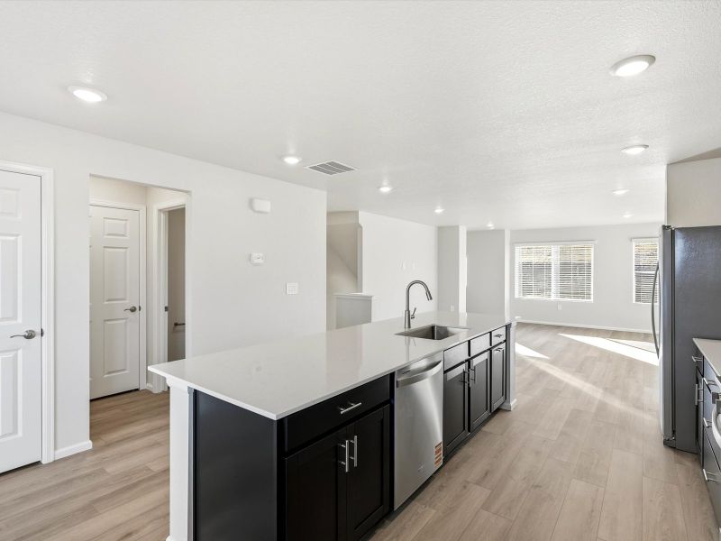 Furnished interior view inside a new home in Three Hills, Morrison (Image 4).