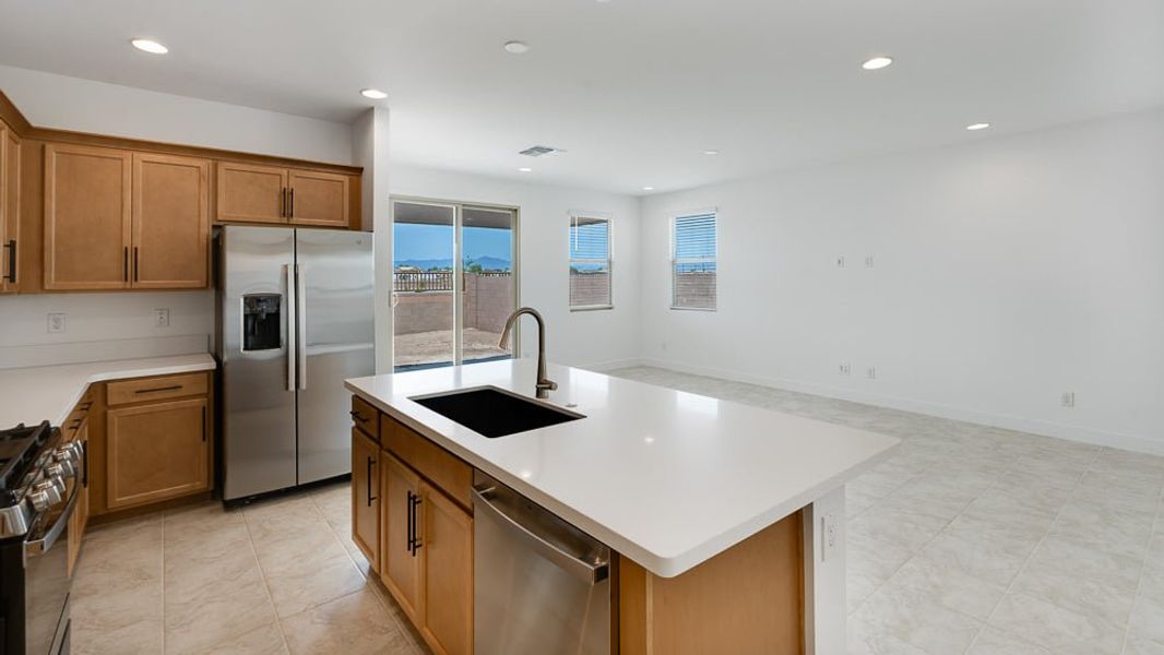 Furnished interior view inside a new home in Combs Ranch, San Tan Valley (Image 6).