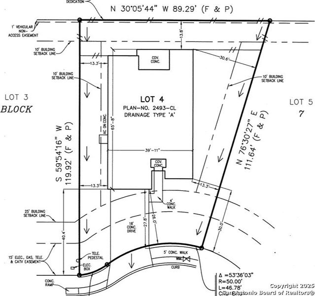 2D floor plan layout of this home in Foxbrook, Cibolo, TX (Image 6).