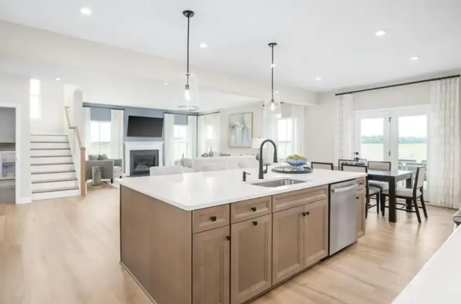 Furnished interior view inside a new home in , Commerce (Image 3).
