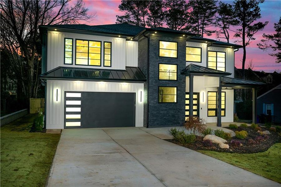 Front exterior of a new home in , Atlanta, GA, highlighting curb appeal (Image 32). Front exterior of a new home in , Atlanta, GA, highlighting curb appeal (Image 32).