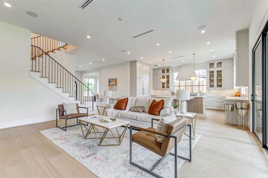 Furnished interior view inside a new home in , Houston (Image 12). Furnished interior view inside a new home in , Houston (Image 12).