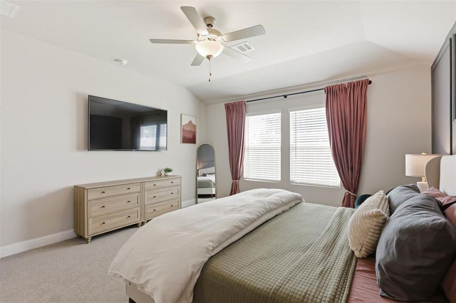 Furnished interior view inside a new home in Tesoro at Chisholm Trail Ranch, Crowley (Image 29).