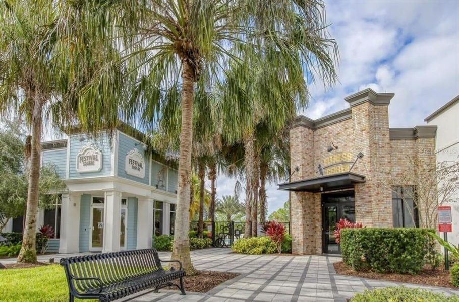 Front exterior of a new home in , Davenport, FL, highlighting curb appeal (Image 19).