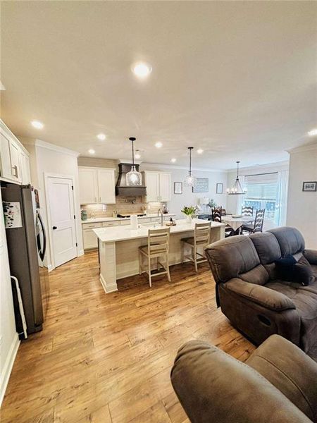 Furnished interior view inside a new home in Belle Woode Estates, Monroe (Image 7).