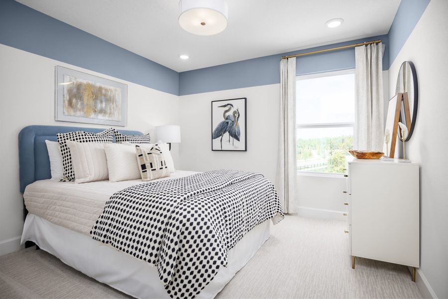 Representative furnished interior of a home built from the Exbury by Landsea Homes in Trinity Gardens, Deland (Image 22).