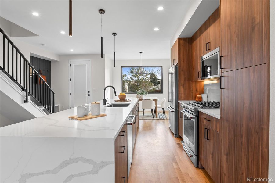 Furnished interior view inside a new home in , Englewood (Image 7). Furnished interior view inside a new home in , Englewood (Image 7).