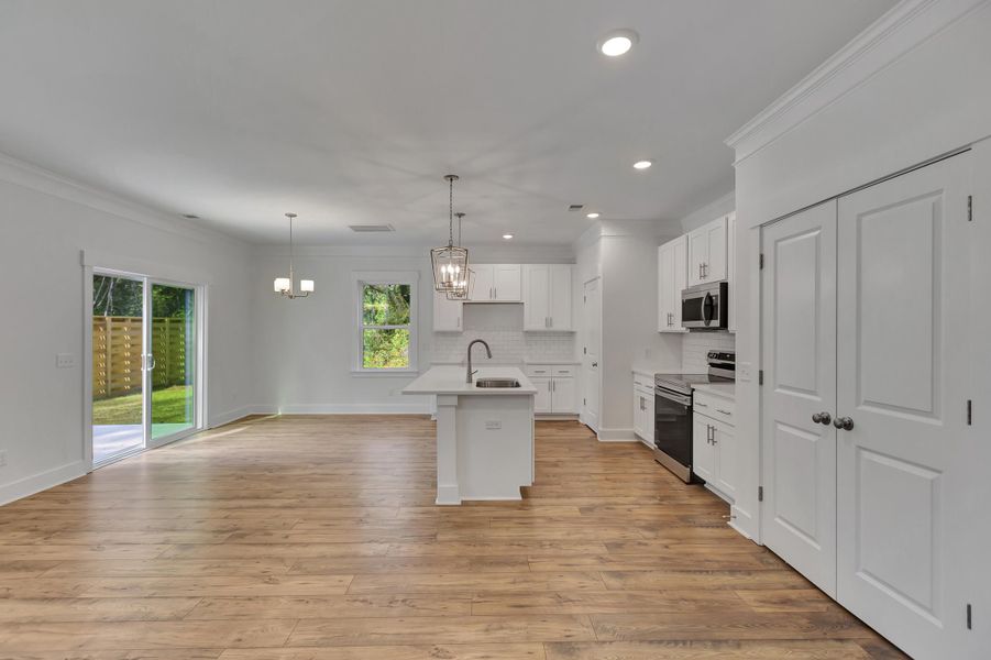 Spacious, unfurnished interior of a new home in , Awendaw (Image 16).