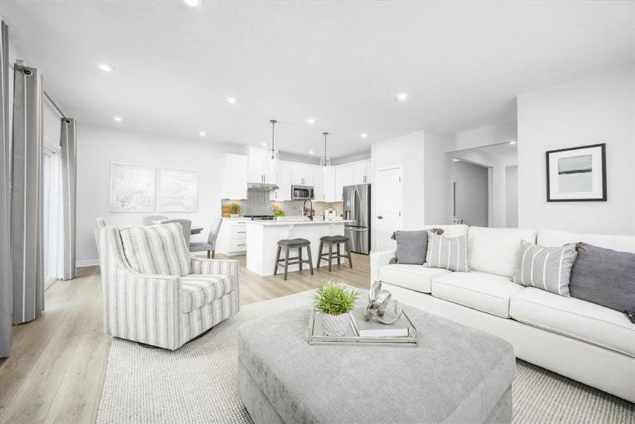 Representative furnished interior of a home built from the Alberti Ranch by Ryan Homes in Albemarle, Hertford (Image 24).