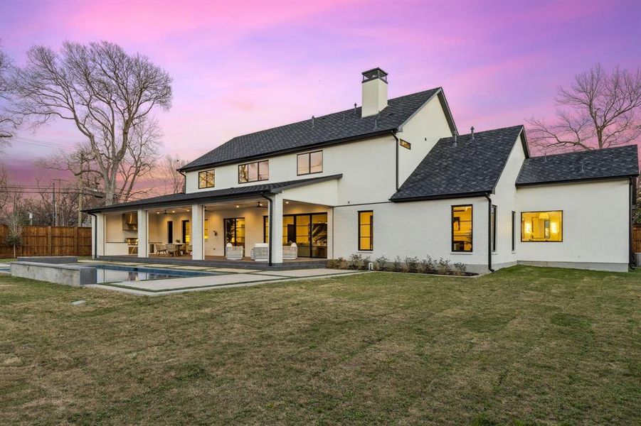 Exterior details and patio area of a home in , Dallas (Image 25).