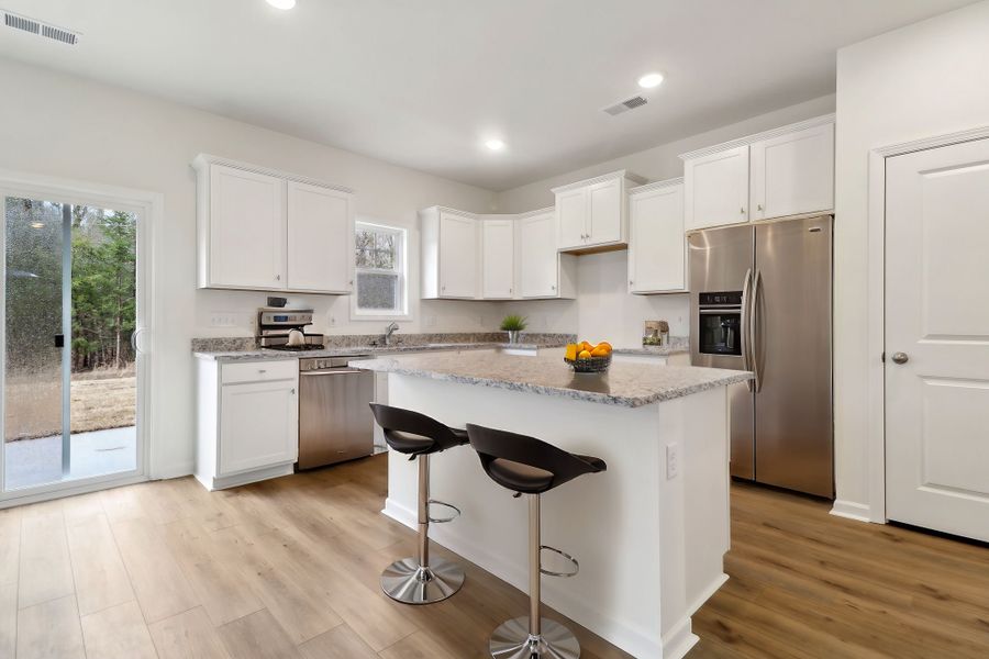 Representative furnished interior of a home built from the Porter II by Great Southern Homes in Cottages at Roofs Pond, West Columbia (Image 55).