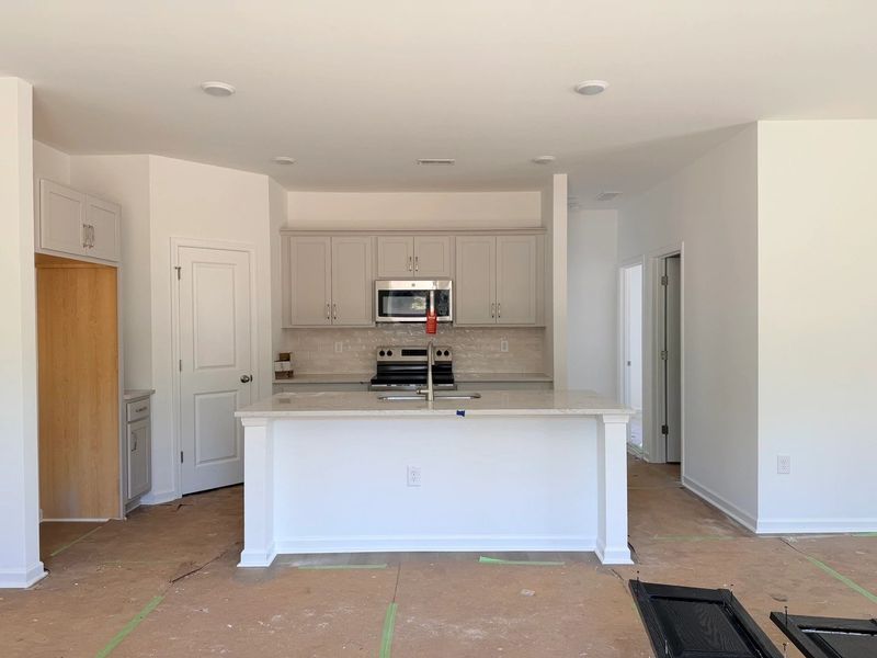 In-progress construction of a new home in Middleton Farms, Middlesex, NC (Image 16).