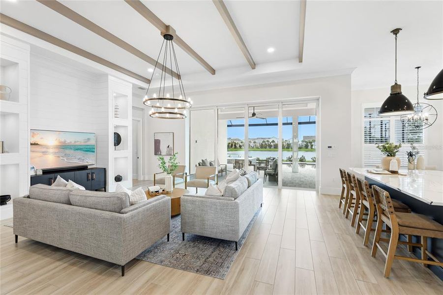 Furnished interior view inside a new home in , Sarasota (Image 5).