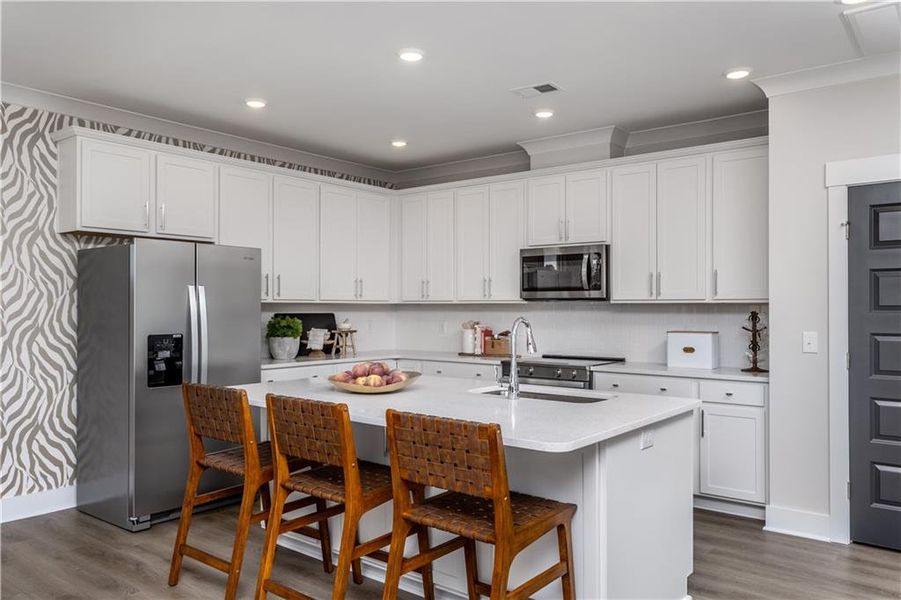 Furnished interior view inside a new home in , Cartersville (Image 10).